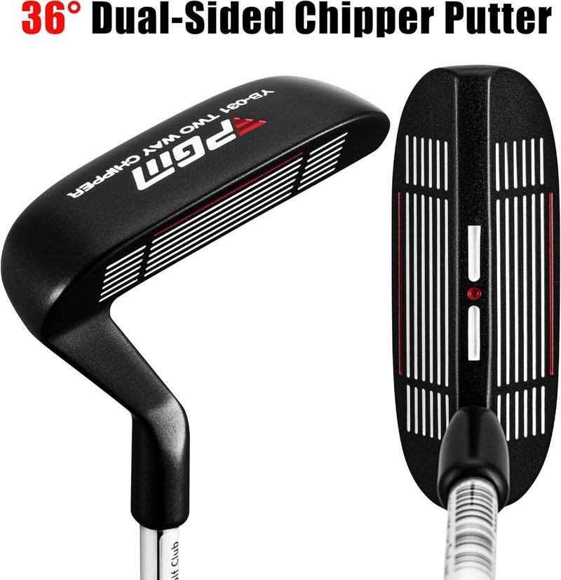 PGM Golf Club Two-Way Chipper 36° for Right and Left Handed, Dual-Sided Chipper Putter Short Game Improvement Wedge for Men and Women TUG071 - Image 2